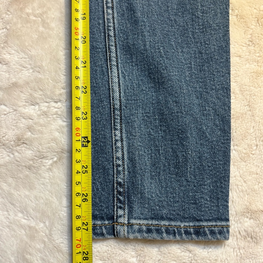 RE/DONE Jeans Size 24 Originals 90s High Rise Ankle Crop Mid-70s Wash Made USA - Picture 15 of 16